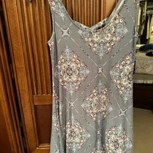 Mudd blue paisley floral dress, size xsmall